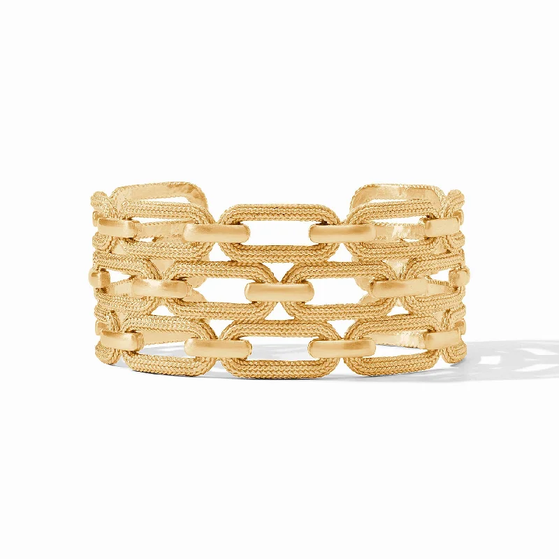 chic bangles for women -Cheval Paperclip Cuff