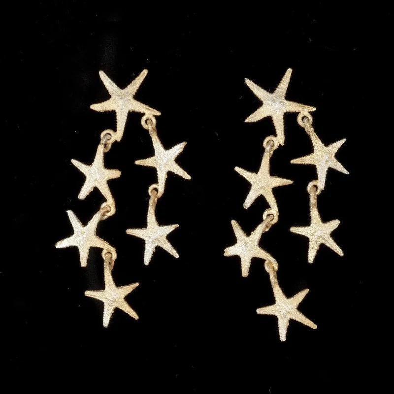 fashion rings for women -fashion earrings for women -Petite Starfish - Shower Earring