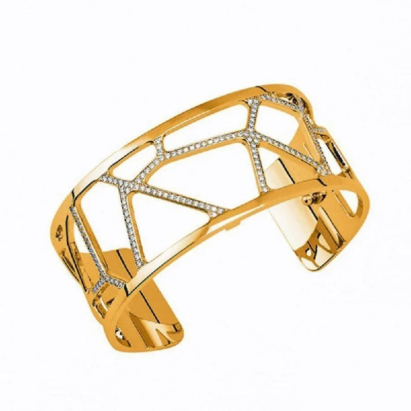 luxury fashion bracelets -Girafe Precious 25mm Cuff in Gold