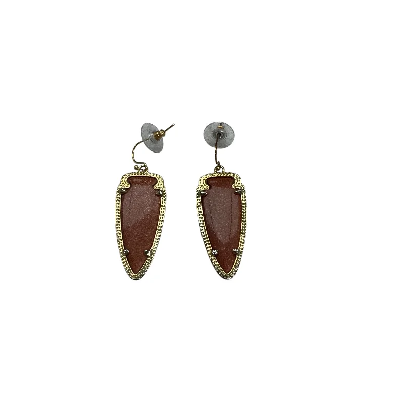 fashion rings for women -fashion earrings for women -Earrings Dangle/Drop By Kendra Scott In Orange