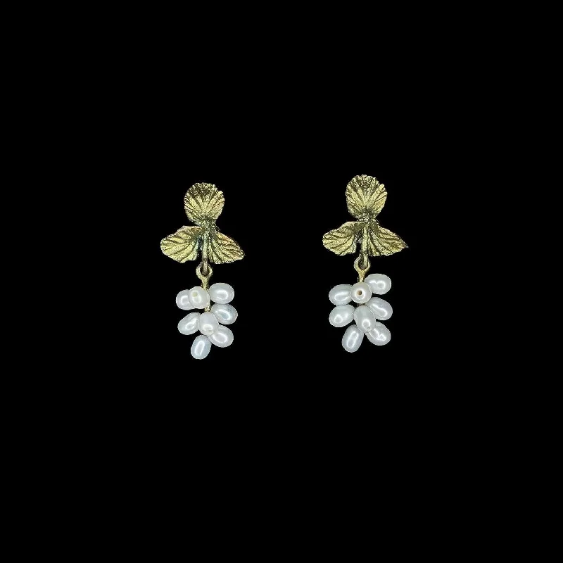 gold plated rings for women -fancy earrings for women -Spring Birch Earrings - Dainty Post