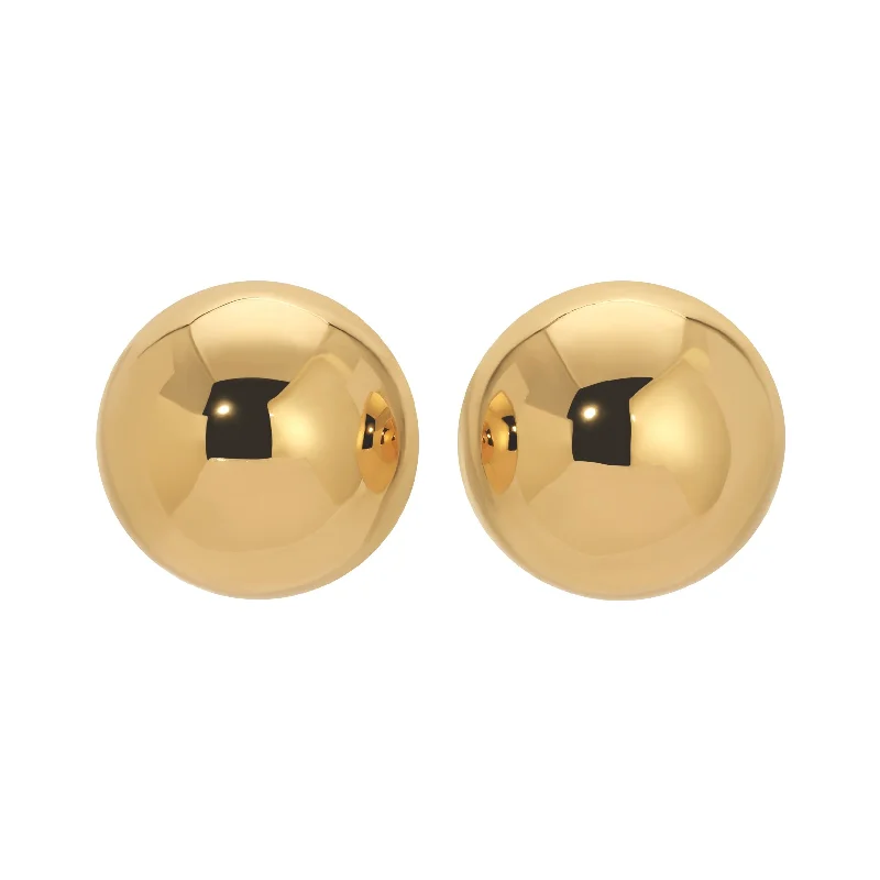 luxury wedding rings -vintage drop earrings -Sphere Earrings - Gold Grande