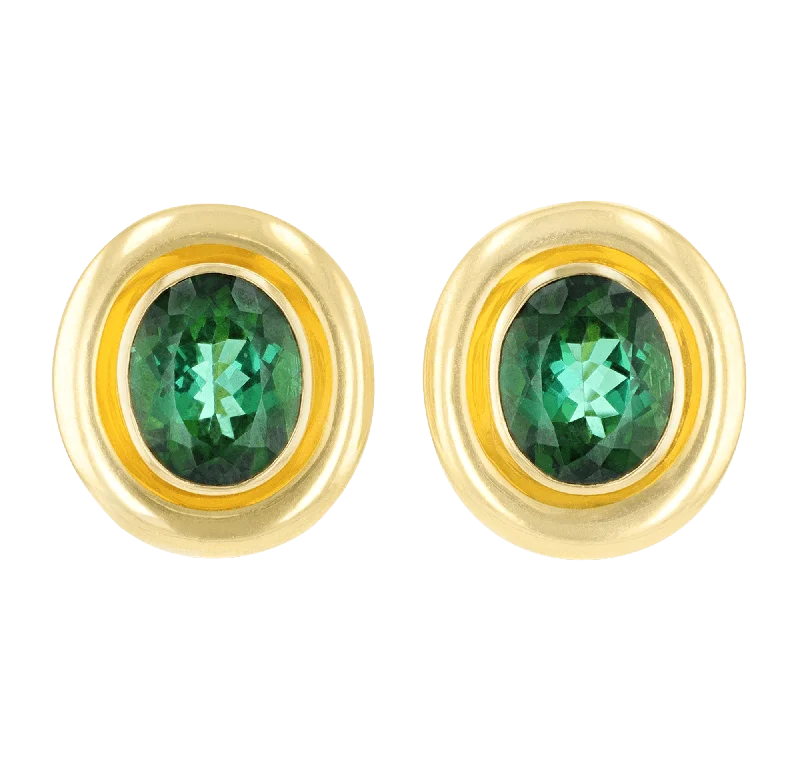 rose gold rings for women -silver hoop earrings for women -Tiffany & Co. Tourmaline Earrings by Paloma Picasso, 12.55 carats