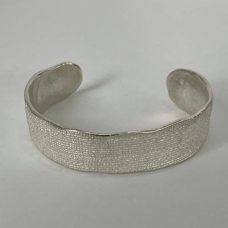 engraved bangles for women -WOVEN ROMANCE CUFF 3