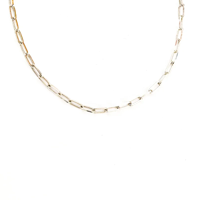 elegant pearl necklaces for women -Arianna Paperclip Chain Necklace