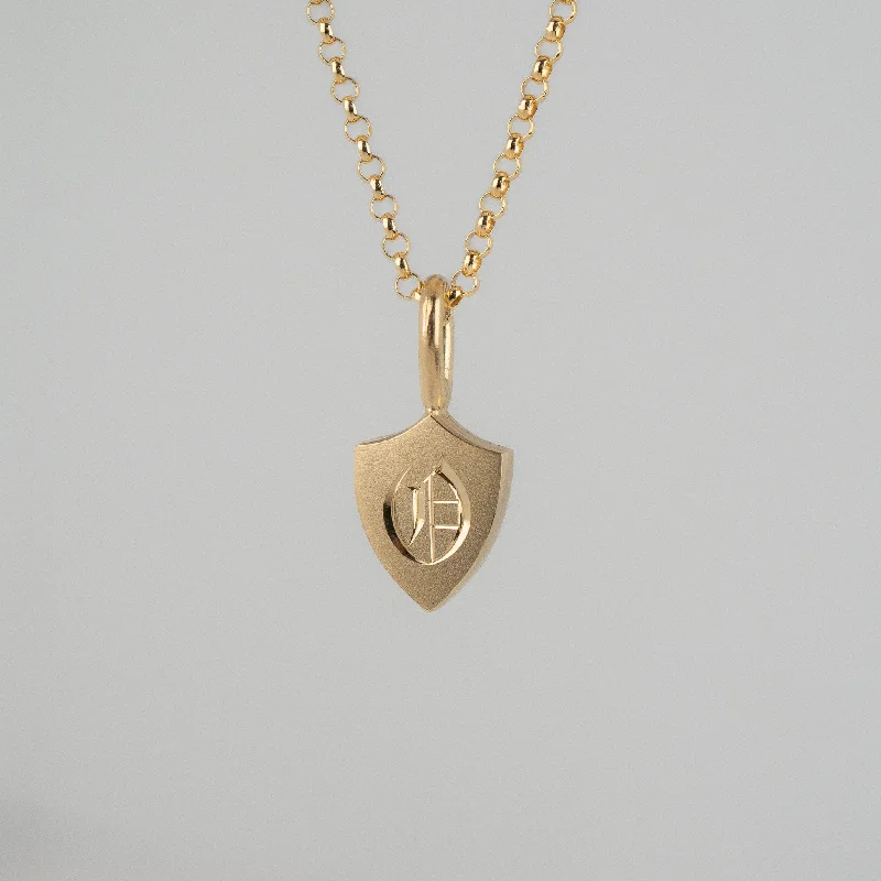 rose gold necklaces for women -Shield Mini