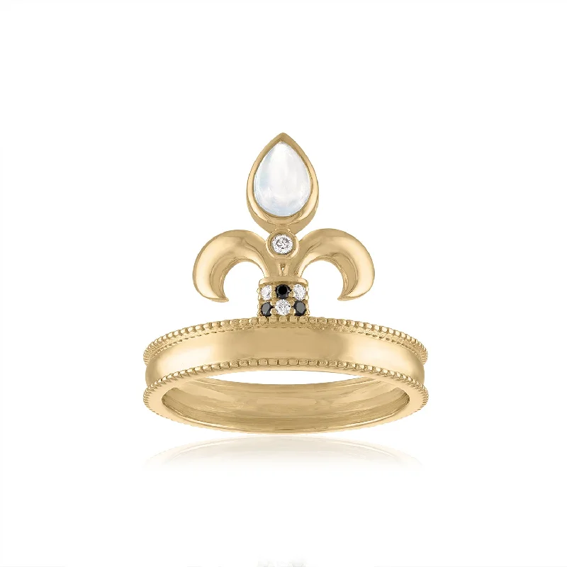 LILY FLEUR DE LIS RING