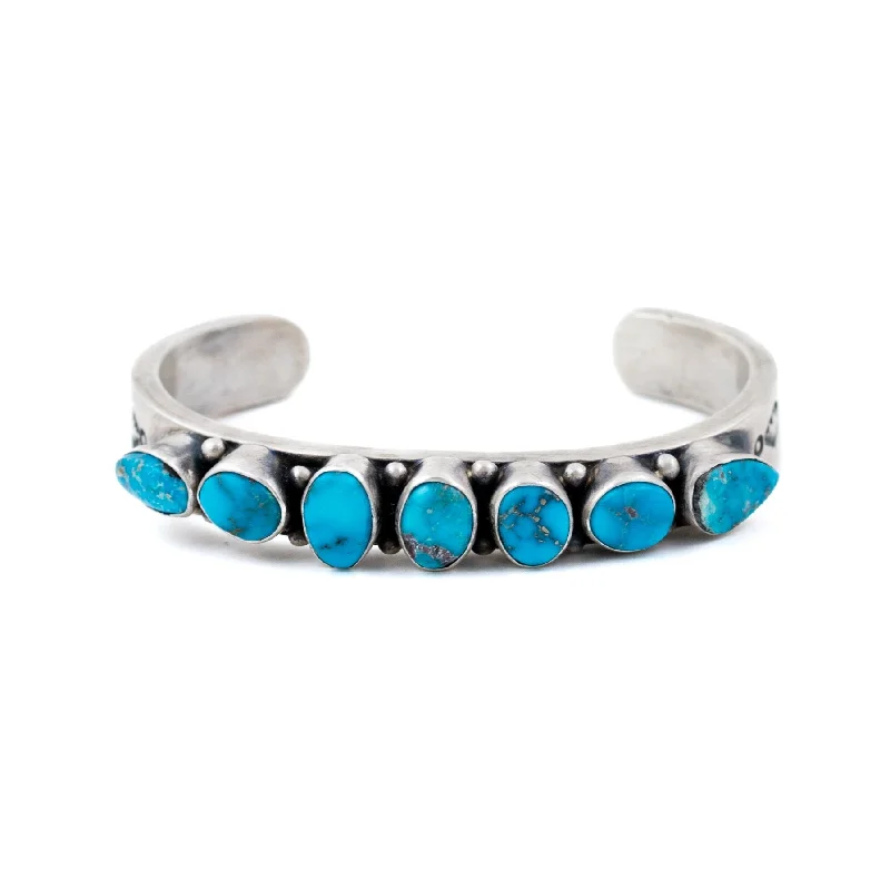 stackable bangle sets -D Clark Blue Ridge Row Cuff