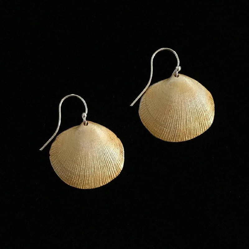 statement wedding rings for women -cluster earrings for women -Small Beach Shells Earrings