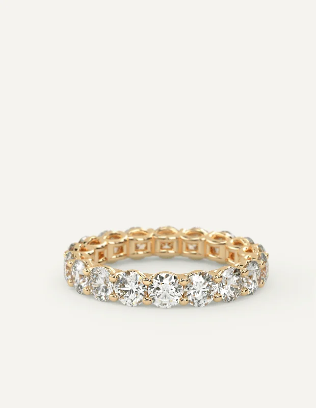 Round Diamond Full Eternity Ring