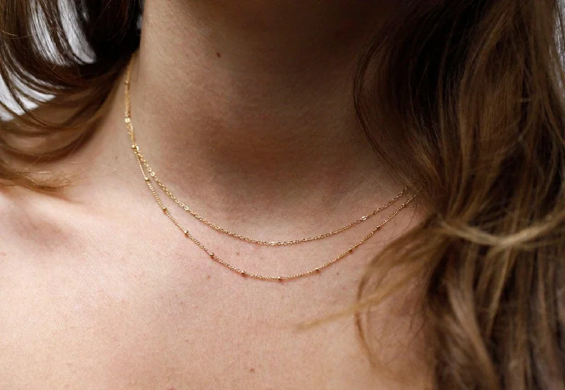 engagement necklaces for women -Layered Necklaces, Satellite Necklace