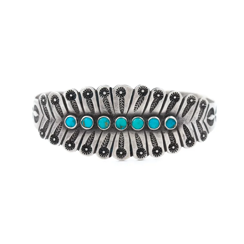 personalized bracelets for women -Fred Harvey Era Snake Eye Cuff