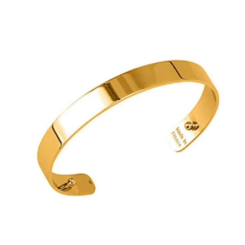 romantic bracelets for her -Bandeau 14mm Cuff in Gold